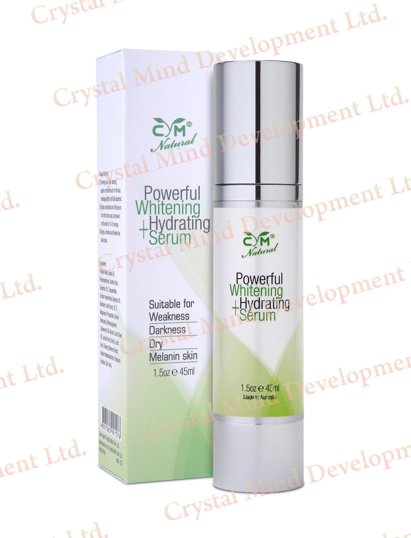 全效淨白補濕精華素 Powerful Whitening + Hydrating Serum - 45 ml - AMC-337